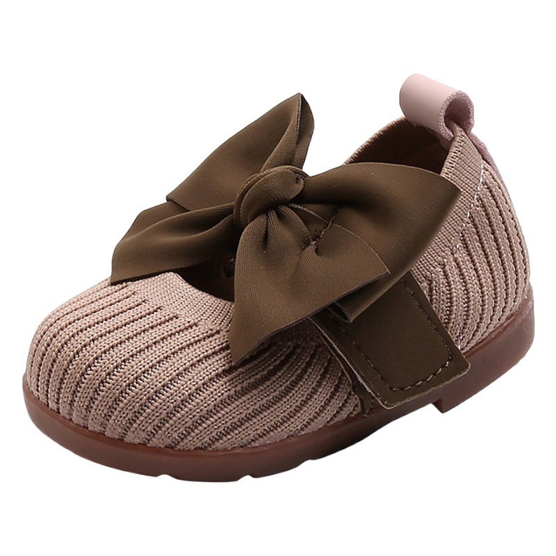 Baby Toddler Shoes Spring and Autumn 0-2 Years Old One Year Old Children's Shoes Princess Shoes Girls' Leather Shoes Non-slip Soft Bottom Baby Shoes