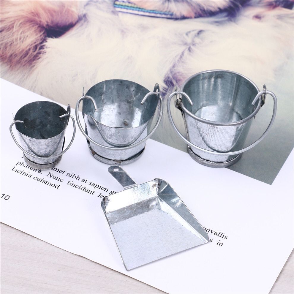 Galvanized Iron Mini Accessories, Iron Bucket, Photography Props, Decorative Ornaments, Crafts, Creative Storage Box
