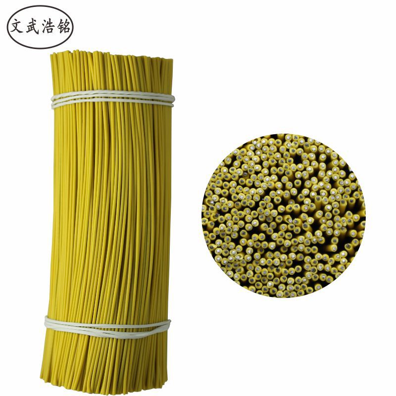 0.45 Round Flat 20cm Wire Binding Plastic-Coated Cable Ties for Bundling Grapevine Frames and Organizing Cable Harnesses, Rust-Resistant