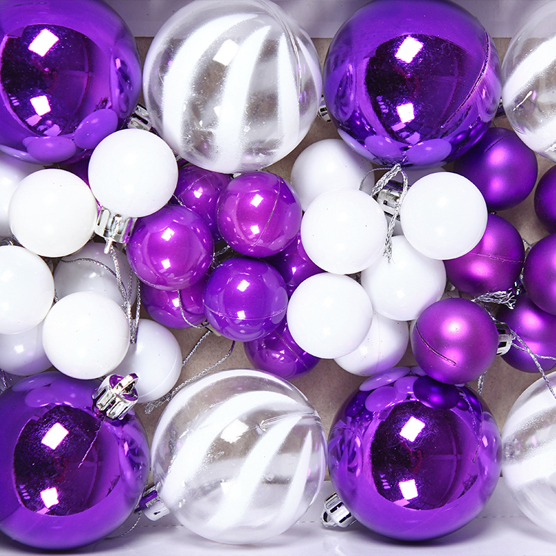 Picture of Hong Kong Love Christmas Holiday Decorations Window Pendant Hanging Ball suit Electroplated Ball Painated Ball Christmas Ball Gift Boxes