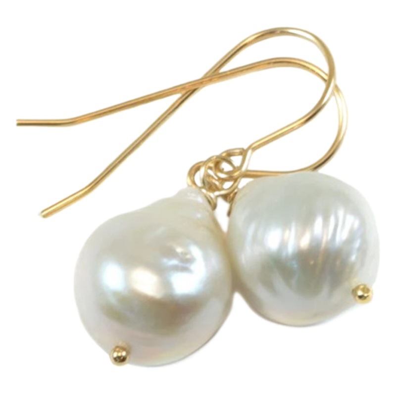 Elegant natural shell bead earrings Women's Light luxury drop pearl earrings earrings fashion accessories