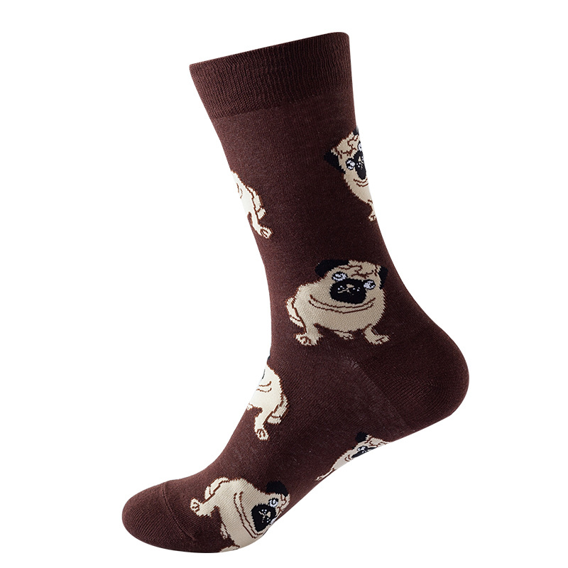 Picture of New Amazon Mid-Calf Socks for Men, Cotton, Women's European and American Ins Style Autumn and Winter Internet Celebrity Trendyy Socks Wholesale