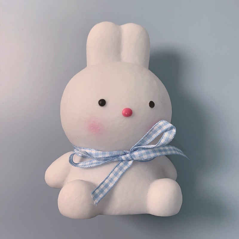 Picture of Cute led night light unplugged bedroom girl heart creative cartoon rabbit ornaments bedroom bedside lamp night market