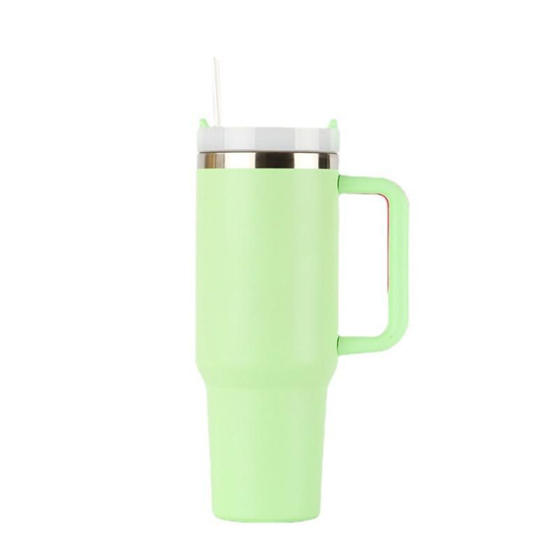 Picture of Cross-border 40oz generation second generation car cup 304 stainless steel handle thermos cup large capacity straw ice cup