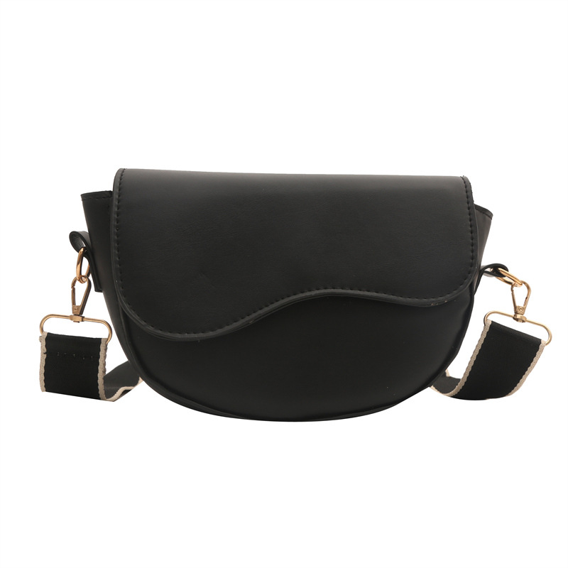 Picture of Textured small bag women's simple shoulder bag 2024 spring new popular messenger bag fashion underarm saddle bag
