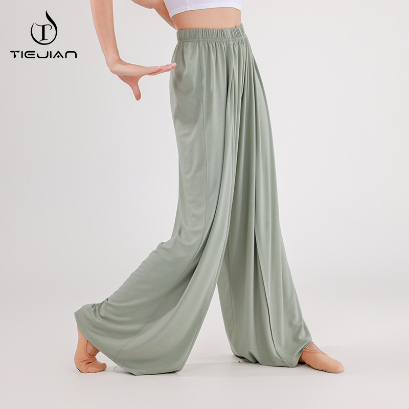 Dancing Clothing Modern Dance Pants Adult Women's Loose Dape Wide Leg Pants Four Seasons Classical Dance Practice Body Dance Pants