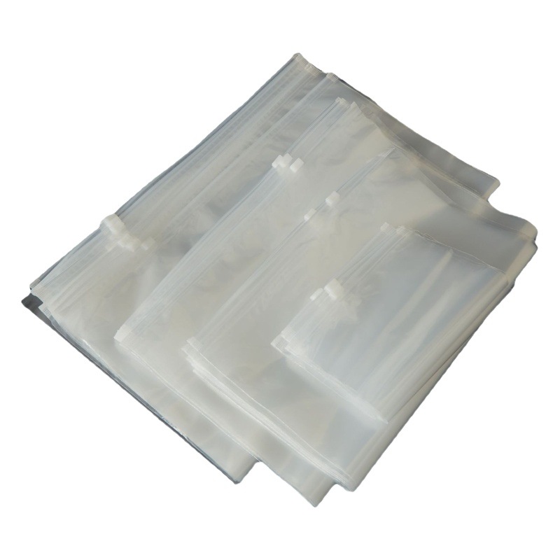 in stock transparent pe zipper bag clothing clothes packaging bag T-shirt shirt packaging bag manufacturers wholesale