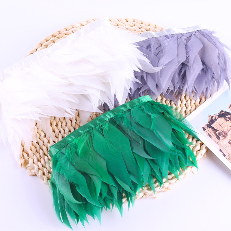 Factory wholesale tear floating wool cloth diy handmade feather accessories clothing accessories crafts decoration