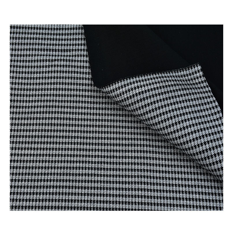 360g Four-Way Stretch Twill Print Jc Houndstooth Four-Way Stretch Fabric 40 Pairs of Reversible Stretch Pants Material
