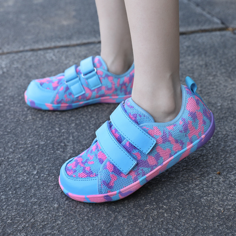 New cross-border children's non-slip leisure wide palm shoes wide head barefoot rope skipping dance walking shoes boys and girls wide last shoes