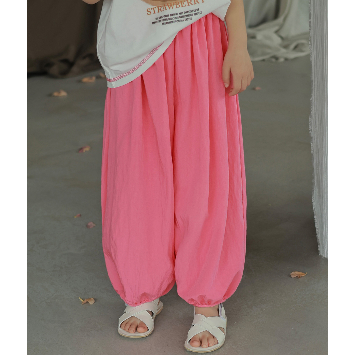 Picture of Children's Wear Girls' Casual Pants Children's 2024 New Summer Children's Bloomers Baby Fashion Western Style Yamamoto Pants