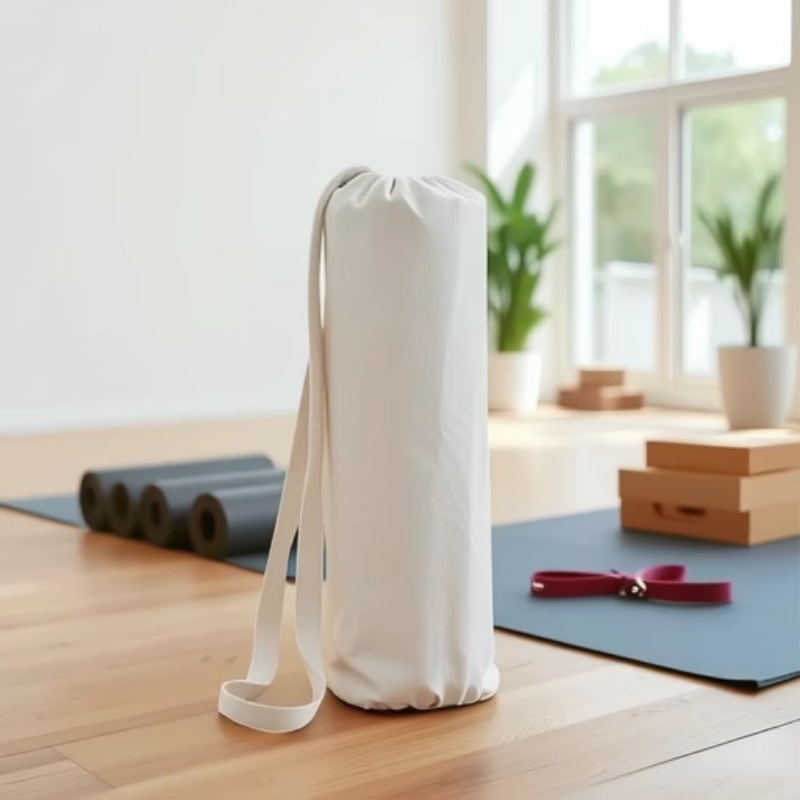 Yoga Bag Canvas Yoga Mat Storage Bag Thickened Widened Yoga Mat Bag Canvas Backpack