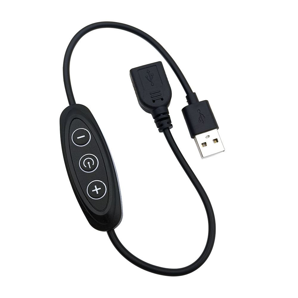 Three-key USB LED dimming switch 5V 2A dimming switch is suitable for LED lights