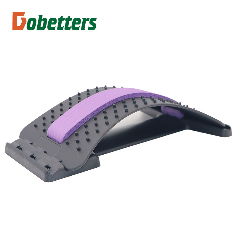 Picture of Acupuncture and Moxibustion Magnet Lumbar Massager Tilt Lumbar Plate Cervical Lumbar Orthosis Lumbar Stretch Traction Plate
