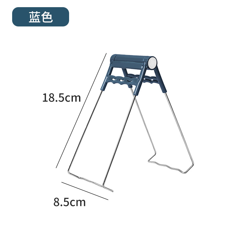 Picture of Small Wholesale Stainless Steel Household Anti-Scalding Three-Piece Set Steamer Plate Clamp Anti-Slip Plate Lifter Basin Clamp Artifact Dishes