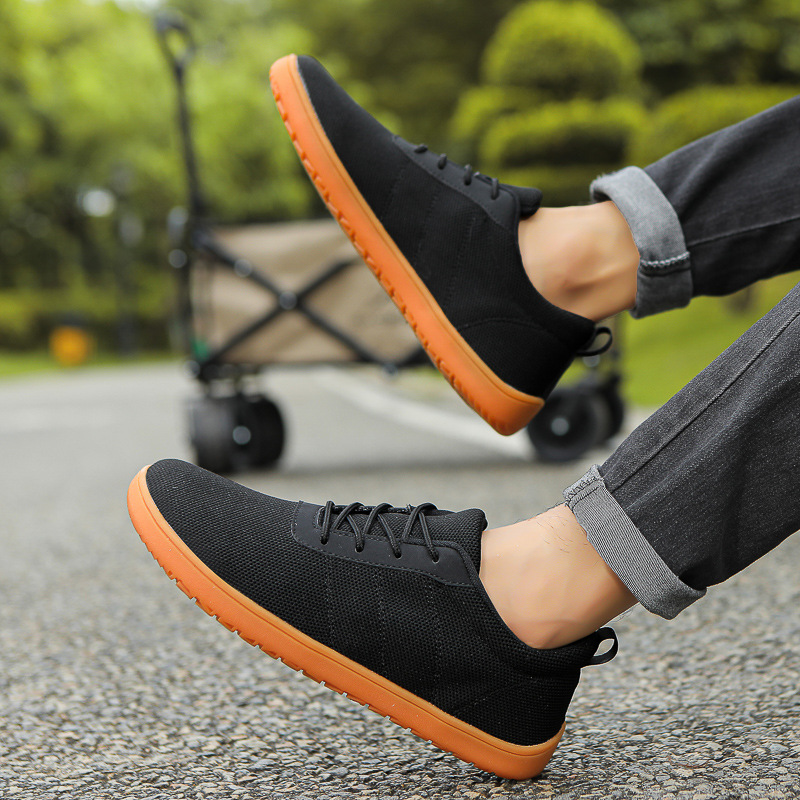 Cross-Border Wide-Last Fitness Shoes for Men, Indoor Training Sports Shoes, Breathable Squat and Deadlift Shoes, Non-Slip Wide-Toe Barefoot Men's Shoes