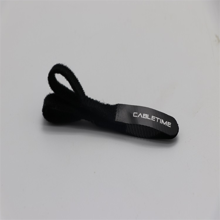 Velcro wire storage wire with printed LOGO P ultra-thin computer data cable tie strap