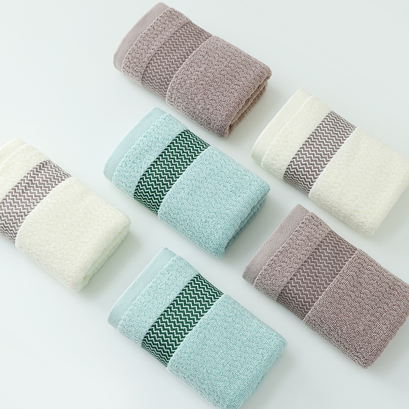Picture of Cross-Border Special Supply of Towels for Household Face Washcloths Wholesale, Non-Shedding, Absorbent Face Towels for Adults, Thickened Cotton and Soft