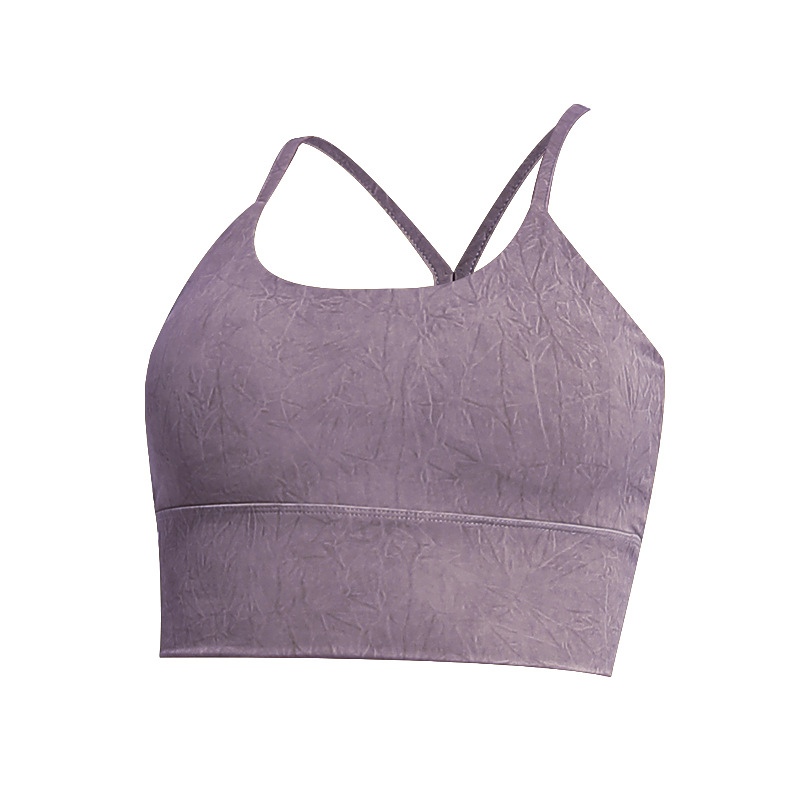 Picture of European and American Sports Underwear Women's Running Yoga Vest Without Steel Rings Gathering Shock-absorbing Fitness Suit Beautiful Back Shock-proof Bra