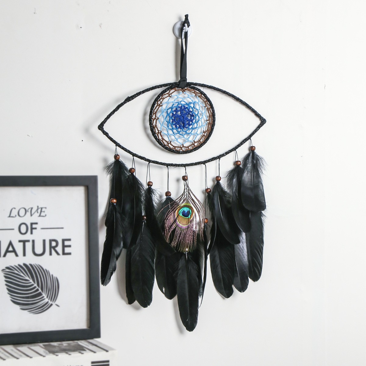 Picture of Devil's Eye dream catcher holiday gift home decoration wall hanging bedroom bedside wall decoration pendant dream catcher