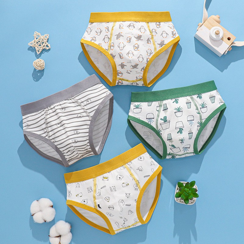 Picture of Children's Girls Underwear Baby Girls Boxer Briefs Kidsren Girls Pure 95% Cotton Shorts Briefs Wholesale