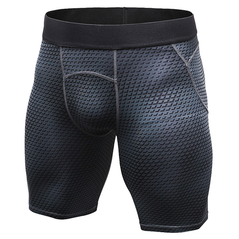 Picture of Men's 3D Printing Training Fitness Running Sports Pants Amazon Elastic Tight Quick-Drying Shorts 4005