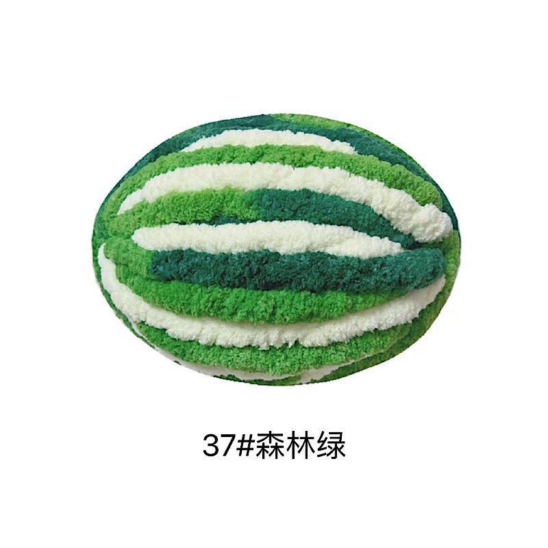 Picture of Thick ice strip wool cat tail thread sausage yarn ice island wool hook bag cushion soft finger knitted blanket cat nest thread