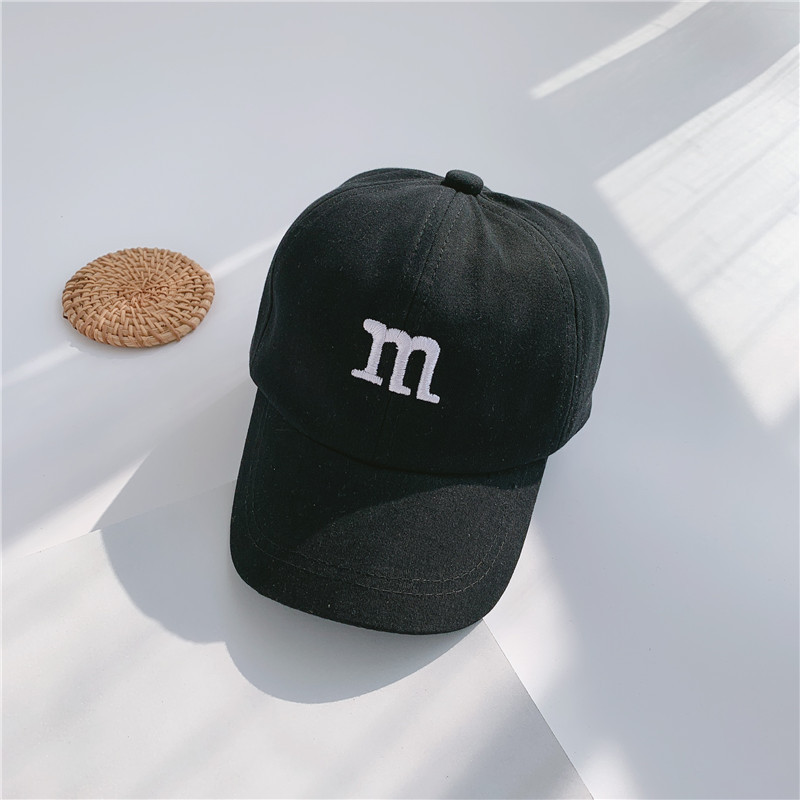 Picture of Children's Hat Baby Spring and Autum Peaked Cap Korean Letter Embroider Boys Autum and Winter Girls Kidsren Baseball Cap