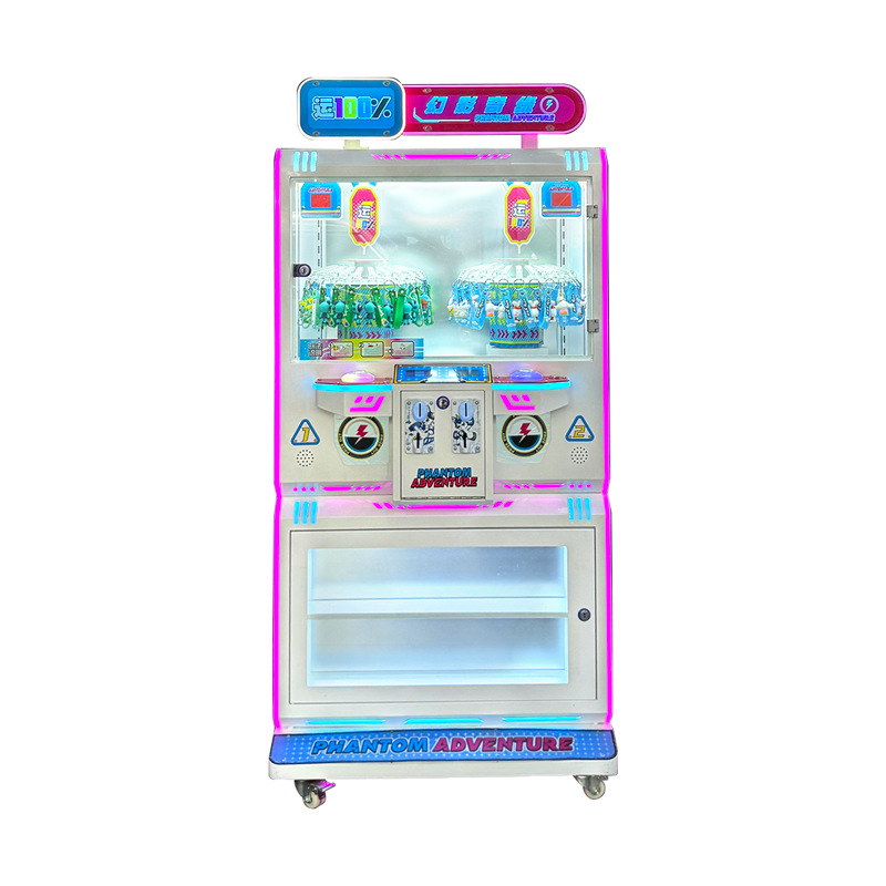 Picture of Double clip machine scanning code coin turntable clip out of lottery card pendant jewelry small doll game machine manufacturer
