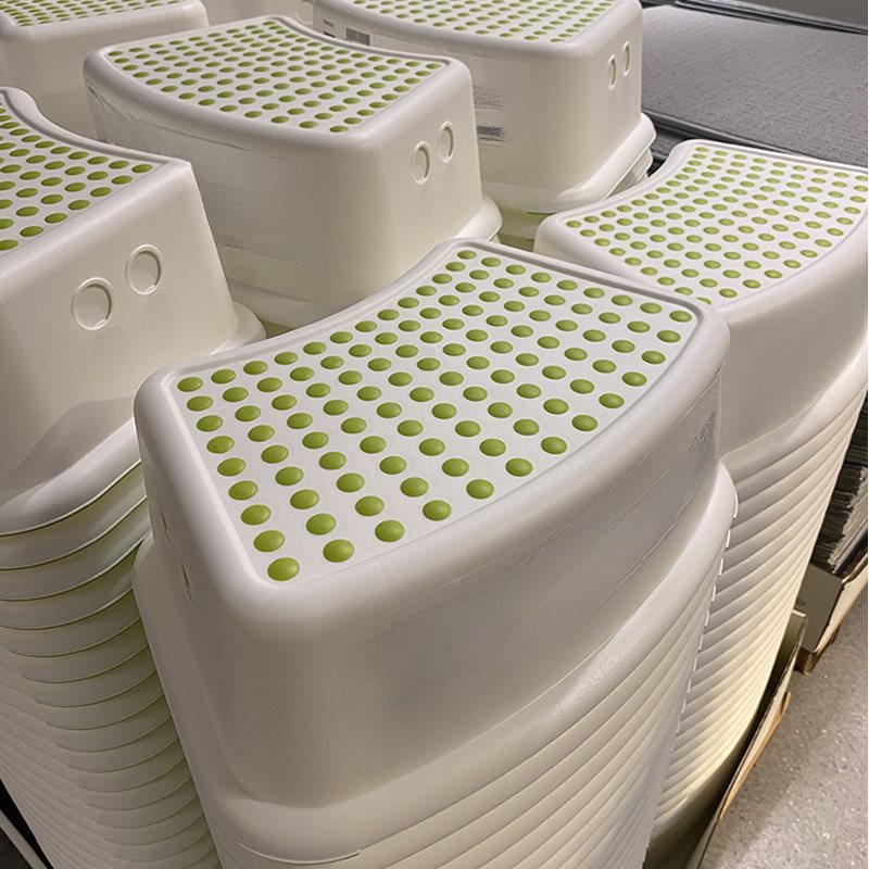 Children's anti-slip stool, footrest, baby washing mat, footrest, plastic toilet, squatting pit, toilet stool