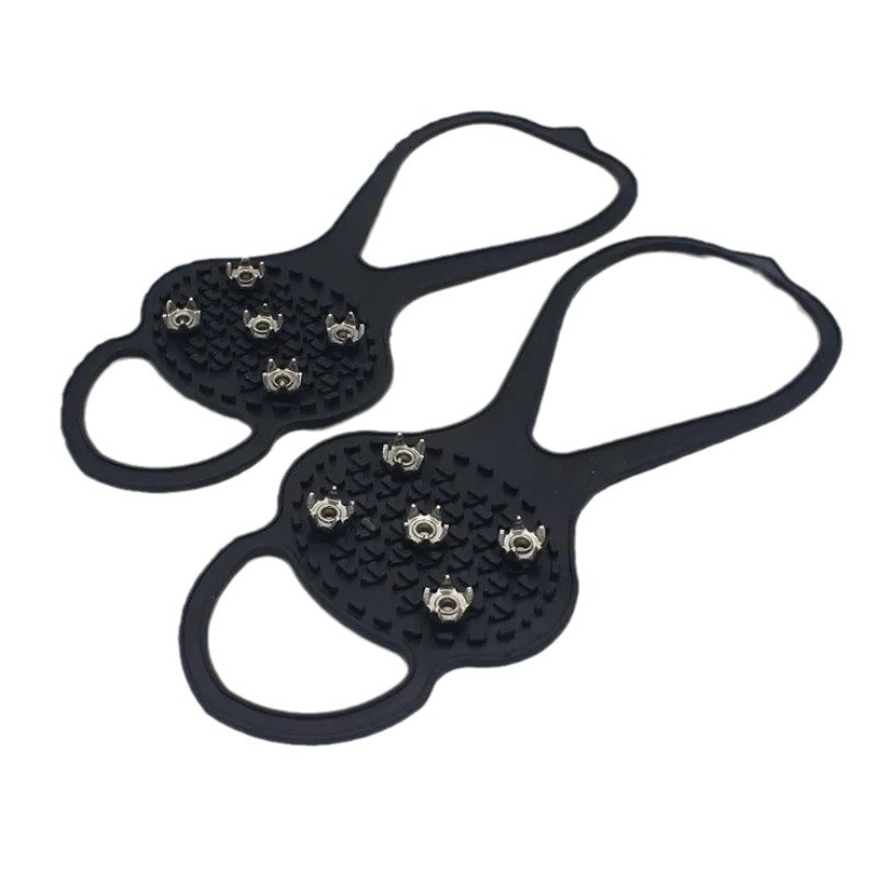 Picture of Non-Slip Shoe Covers with Five-Prong Crampons for Outdoor Ice and Snow, Winter Shoe Spikes, Mountaineering Snow Claws, Anti-Slip Shoe Covers for Snow