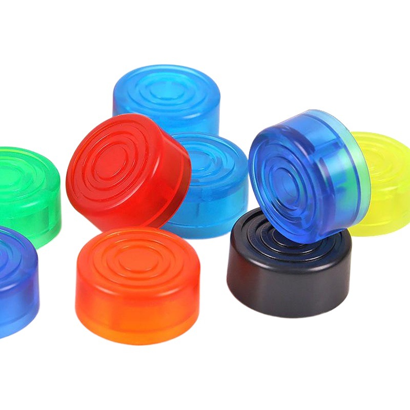 Electric Guitar Effector Color Foot Nail Cap Plastic Nail Cap Single-block Effector Accessories Multicolor Foot Nail Cap