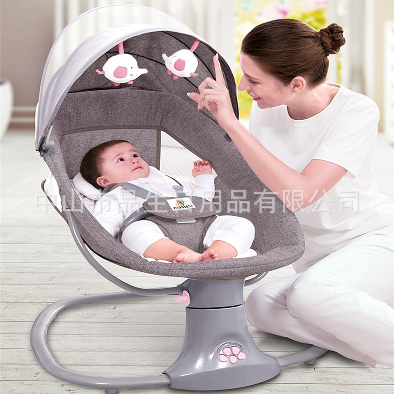 Mastela baby rocking chair backrest adjustable baby coax baby artifact newborn cradle bed children's comfort recliner