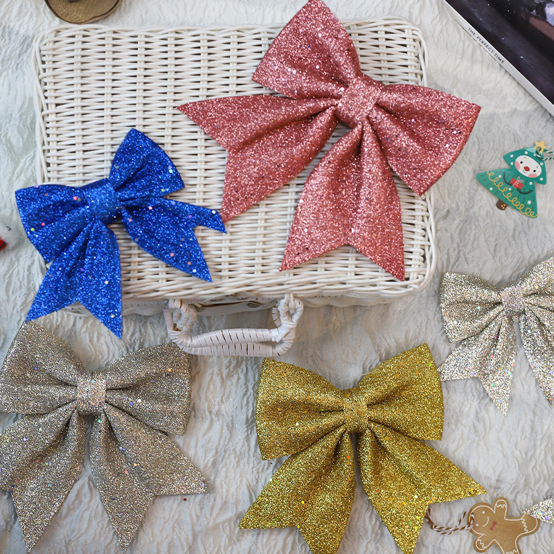 Christmas Bow Flower bouquet Accessories Gift Box Gift Box Decorative Flower Basket Handbag Gift Bow