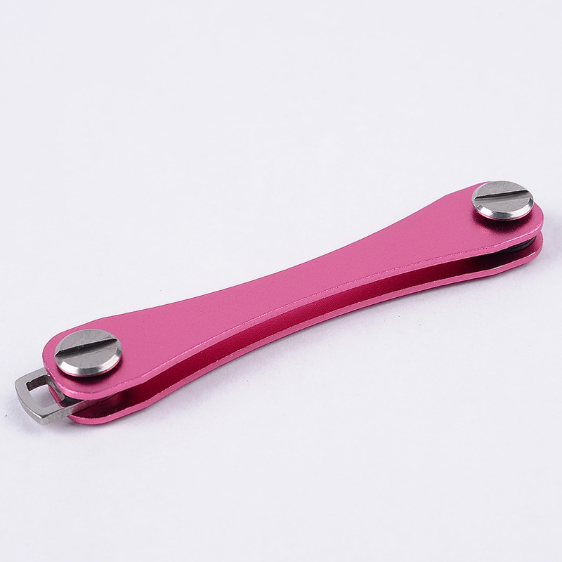Picture of Aluminum Alloy key holder outdoor pendant metal key organizer multi-function key chain creative household key bag