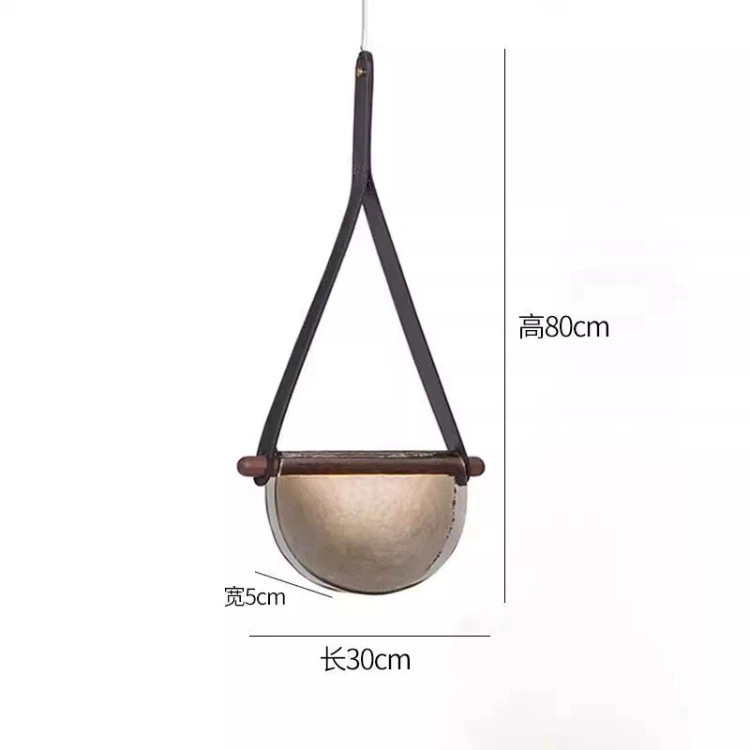 Picture of Nordic Creative Designer Glass Chandelier Advanced Sense Bedroom Restaurant Hotel Homestay Light Luxury Decorative Bar Table Lamp