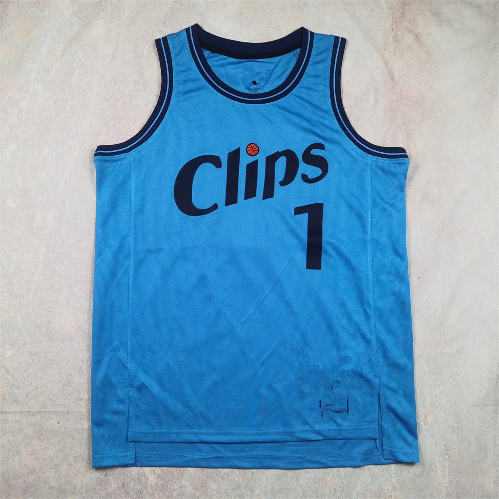 Hot Press Hot Printing Edition 2025 Season Clippers City Edition No.1 Harden Jersey Clippers 1# New Blue