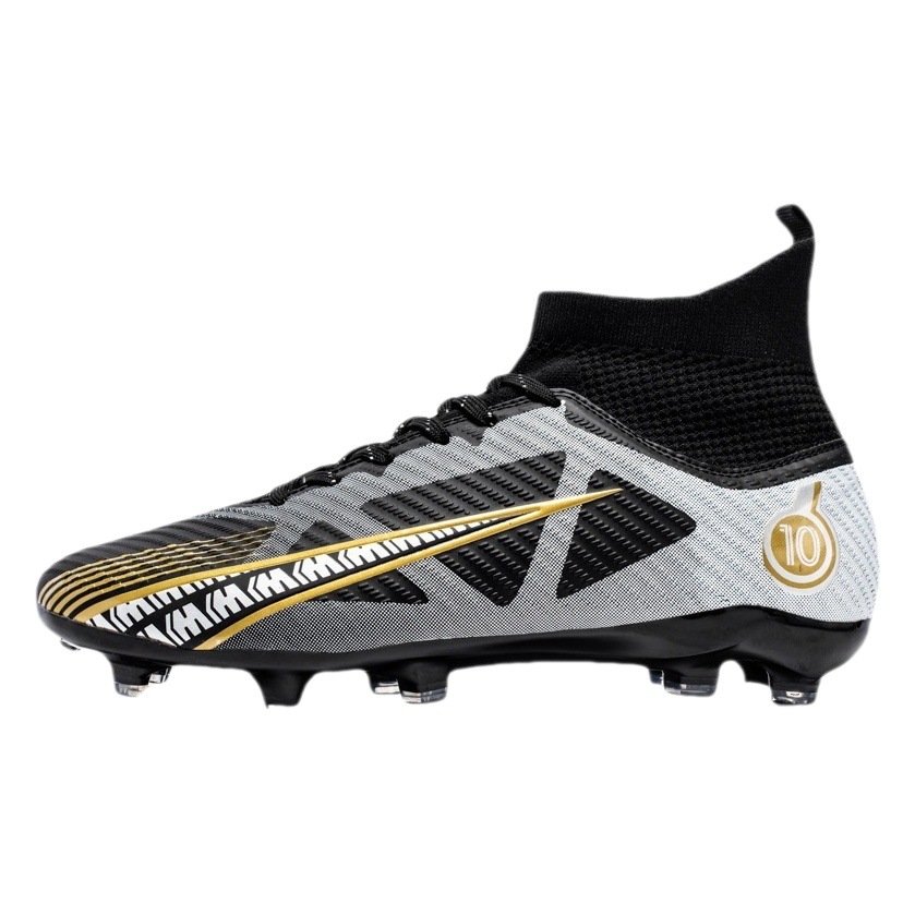 Cross-border generation 2023 football shoes men's high-top competition long nail student training youth broken nail grass sneaker