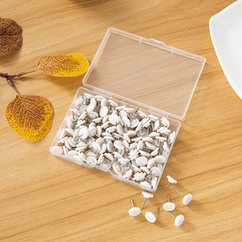 Boxed white round nails Amazon for photo wall I-nails color nails big head press nails I-nails pushpins