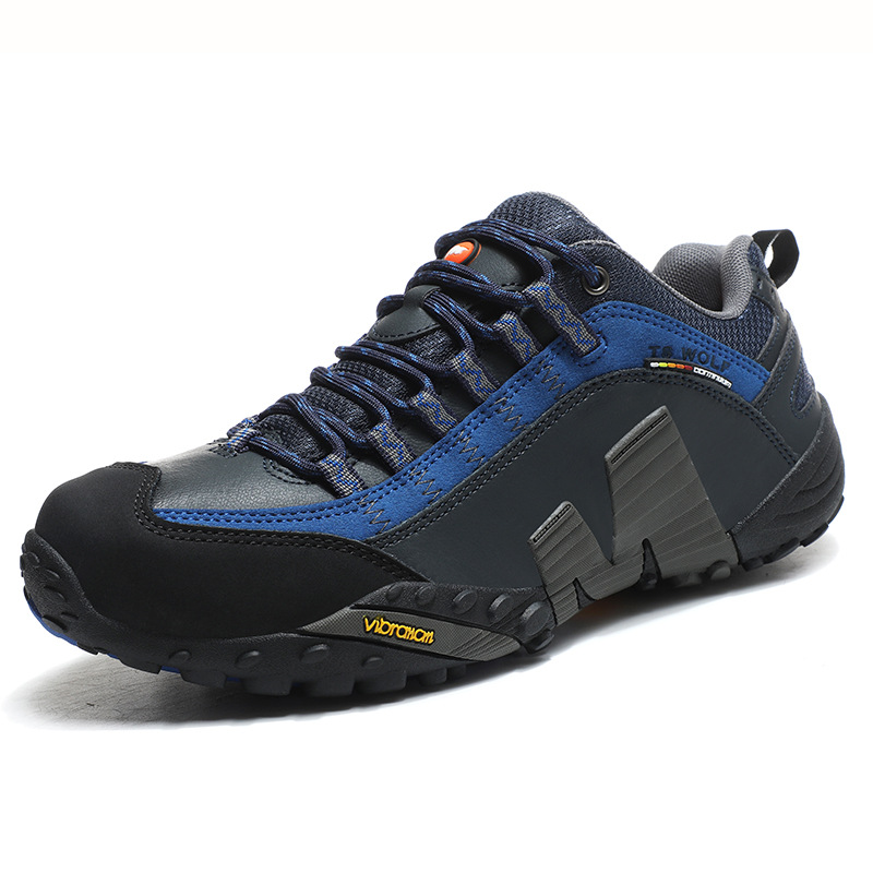 Picture of Cross-border hiking shoes men's lightweight non-slip outdoor shoes genuine leather breathable wear-resistant hiking shoes sports travel shoes women