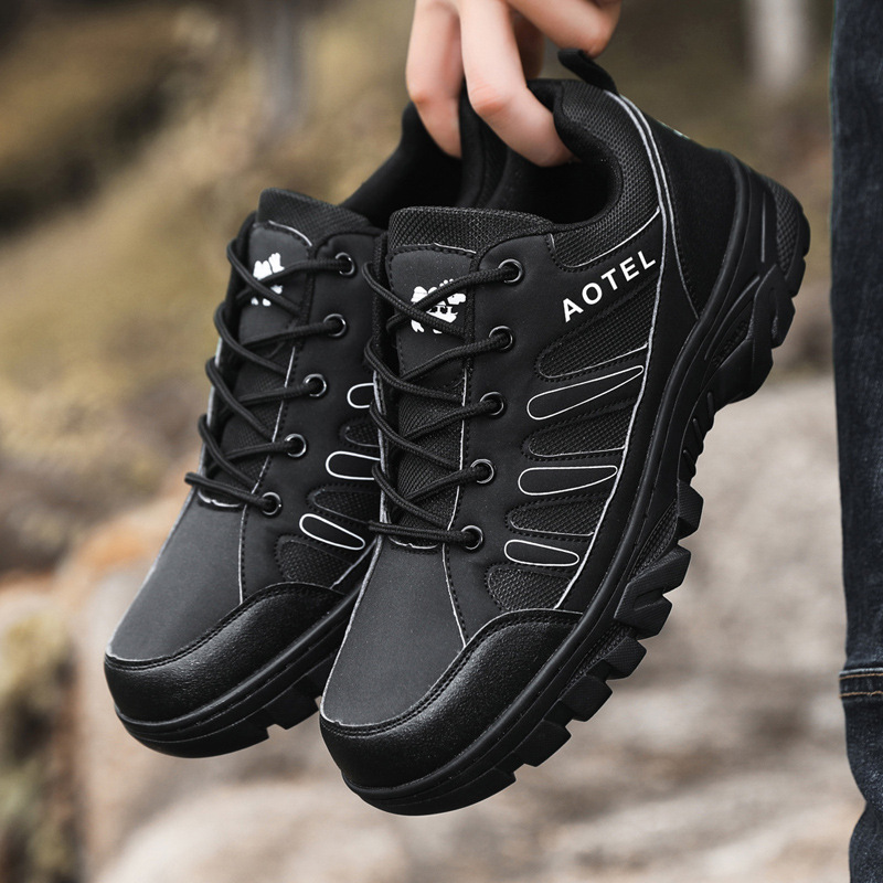 Picture of Mountaineering Shoes Men's Four Seasons Work Wear-resistant Labor Insurance Shoes Fashion Casual Shoes Outdoor Running sneaker plus size Men's Shoes