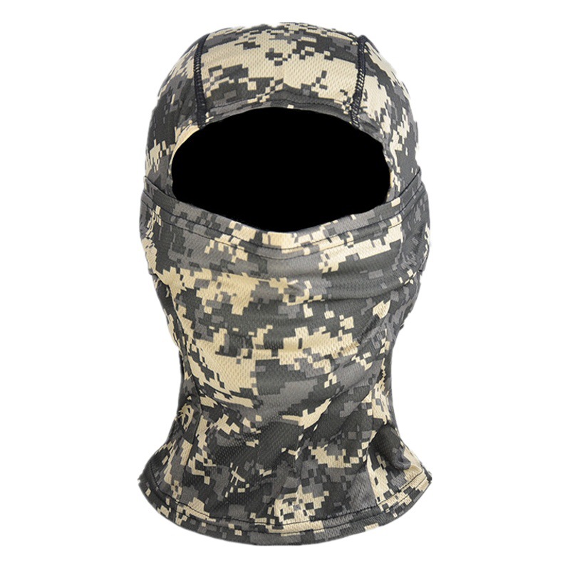 Summer Camouflage Sun Protection Neck Cover Fishing and Cycling Sunshade Mask Neck Sun Protection Breathable Full Face Sun Protection Mask for Men