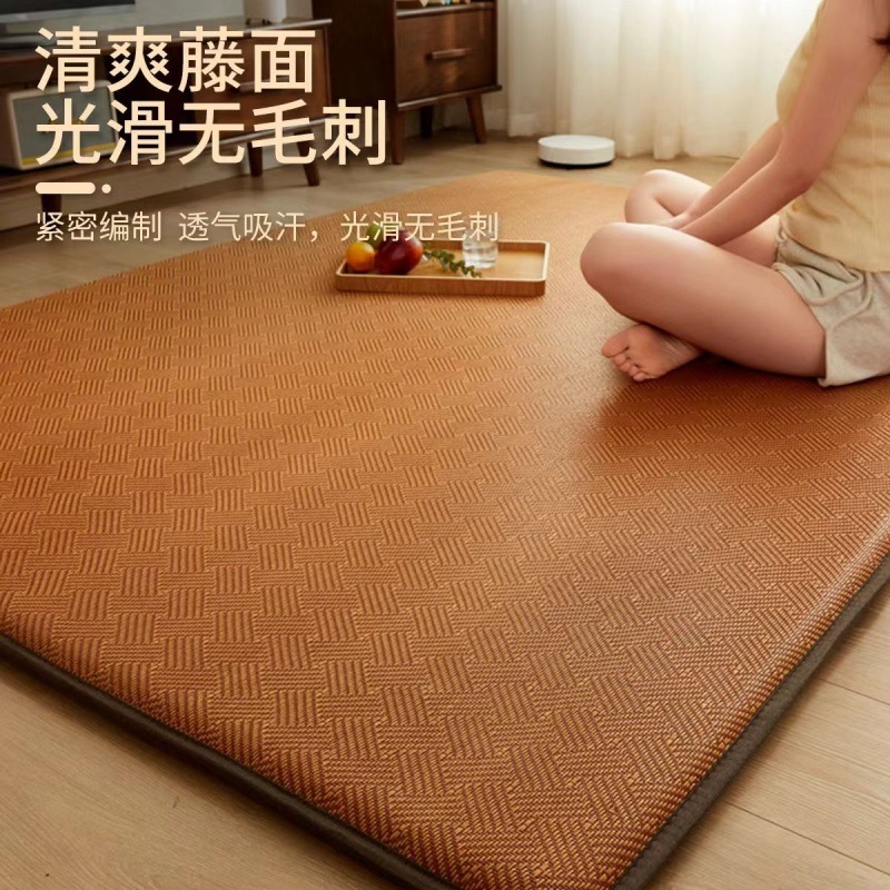 Japanese Style Summer Mat Living Room Bedroom Room Balcony Carpet Tatami Mat Thickened Summer Children's Crawling Mat