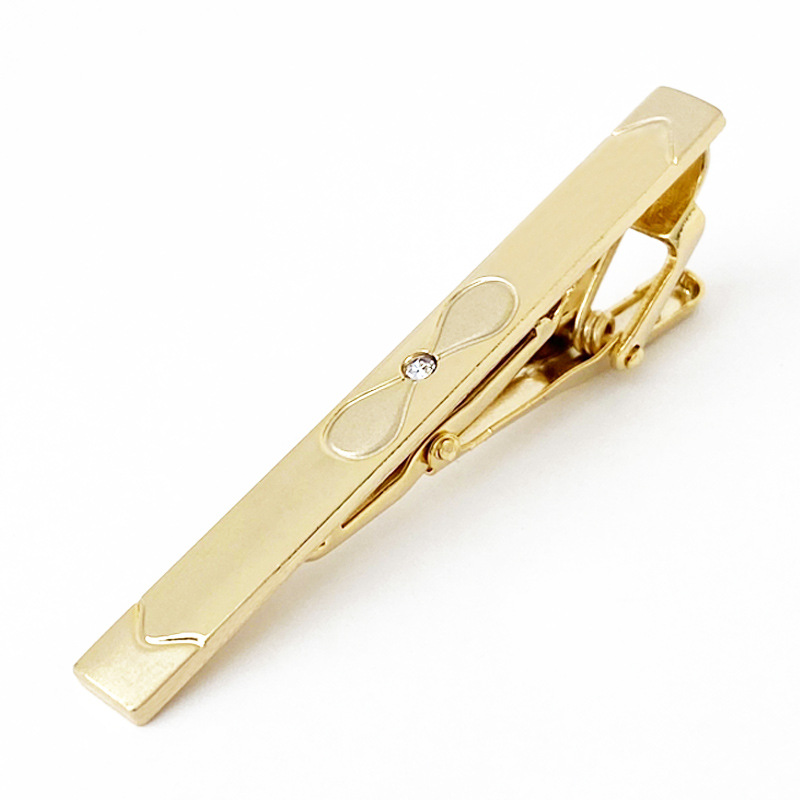 Picture of Men's Tie Clip Manufacturer Direct Sales Yiwu Cross-Border Business Metal Tie Clip Tieclips Bow Tie Business Style