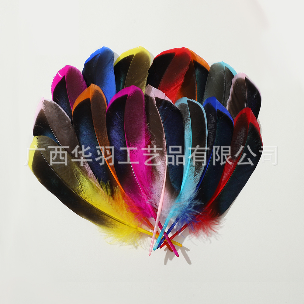 Picture of DIY Feathers, Natural Duck Feathers, Duck Feathers for Jewelry, Indian Headdress, Handmade Craft Decoration Materials, Creative and Natural