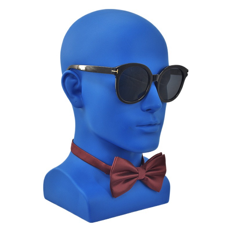 Wig Model Head Display Hat VR Glasses Men's Dummy Head Shopping Mall Shelf Swimming Goggles Display Model Head Model