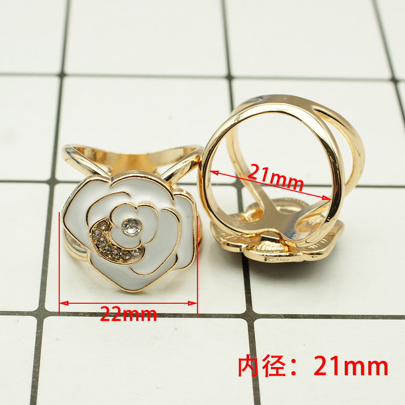 Picture of South Korea multi-functional scarf buckle high-grade Pearl fashion new Camellia windbreaker belt buckle high-end jewelry wholesale