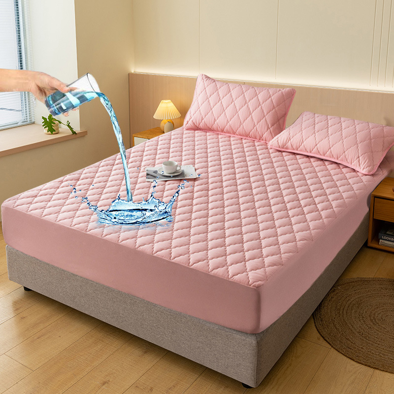 Picture of African Europe North America Japan Asia Temu Export Amazon Cross-Border Waterproof Fitted Sheet Urine Barrier Mattress Protector