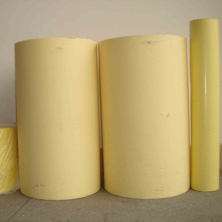 Picture of Single light yellow 95g release paper wholesale double protective film bottom paper Gerasin release paper silicone paper