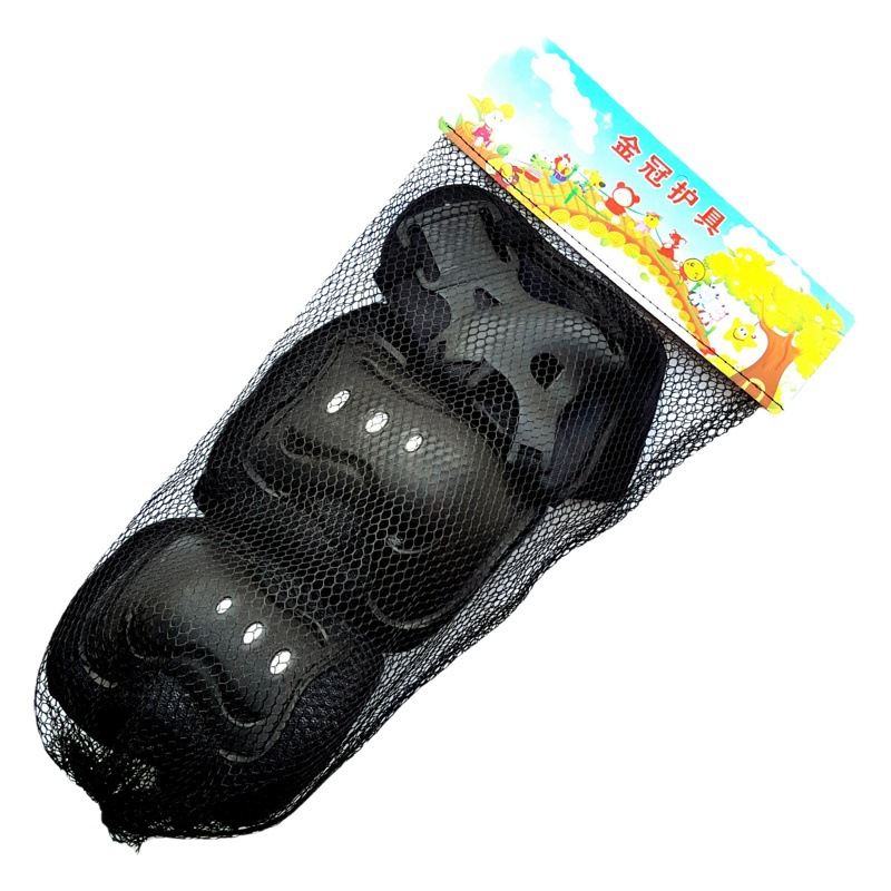 Children's roller skating thickened protective gear roller skates butterfly protective gear six-piece wholesale knee pad